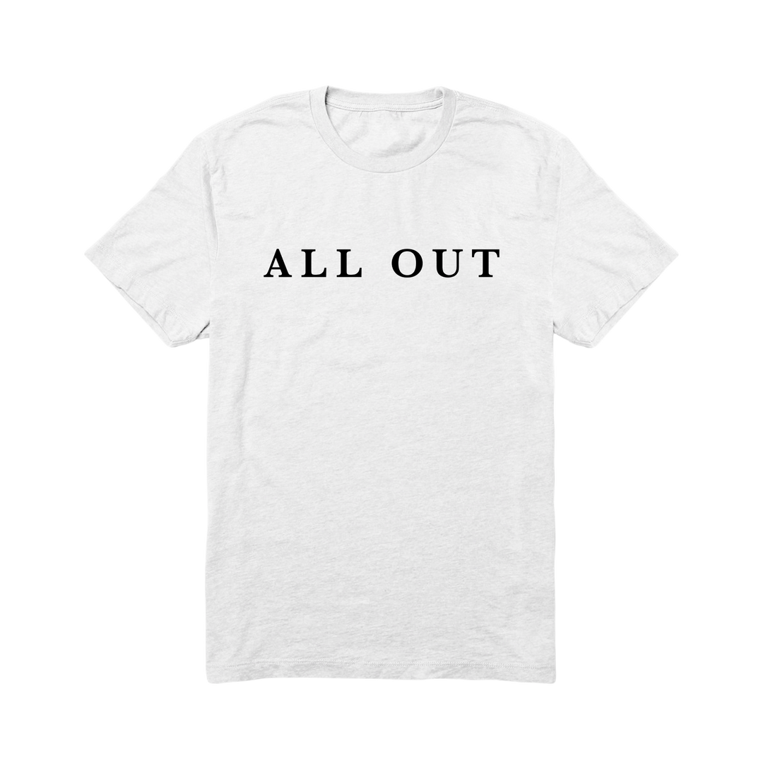 All Out Tracklist Tee