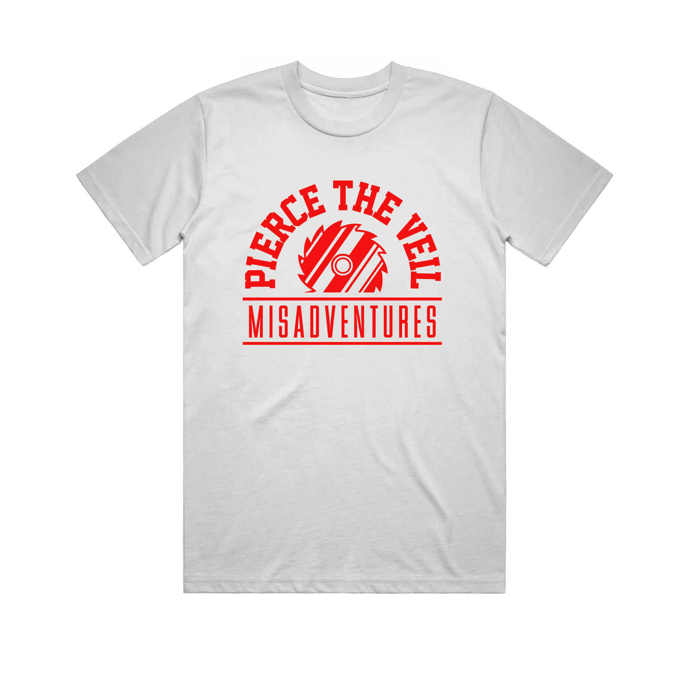"Misadventures Saw" White T-shirt