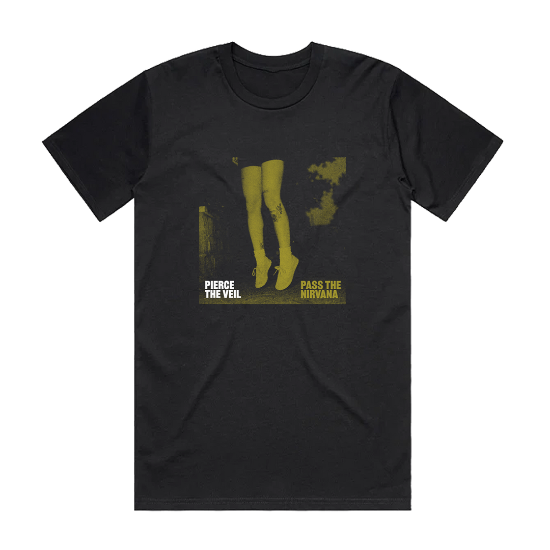 "Pass The Nirvana" Black T-Shirt